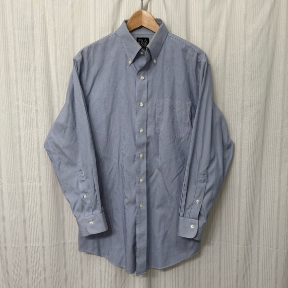 Jos. A. Bank Other - Jos. A. Bank Traveler’s Collection Tailored Fit Pinstripe Dress Shirt